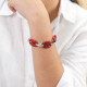 red bracelet "Kaffe" - Nature Bijoux