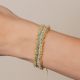 BOLEROS bracelet mint and gold beads - Mishky
