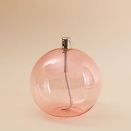Sphere oil lamp M Light pink - Bazardeluxe