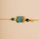 “Indira” Colombian Emerald chain bracelet - Rosekafé