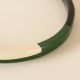 flat two-tone beige and khaki lacquered bangle - L'Indochineur