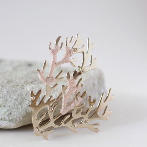 White Brooch Coral