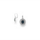 oval french hook earrings "Azzurra" - Ori Tao