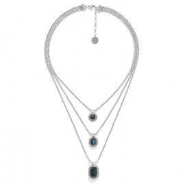 collier ajustable 3 rangs "Azzurra" - Ori Tao