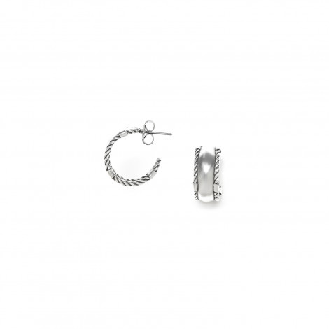 small creoles earrings "Couture"