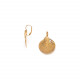 gold french hook earrings "Petales" - Ori Tao