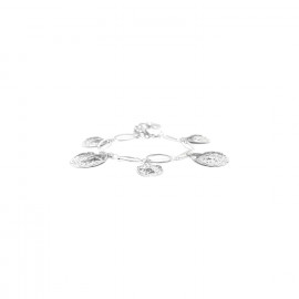 5 petals silver bracelet "Petales" - Ori Tao