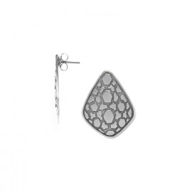 shell silver earrings "Tortuga" - Ori Tao
