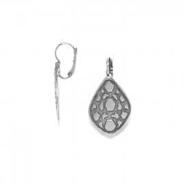 french hook silver earrings "Tortuga" - Ori Tao