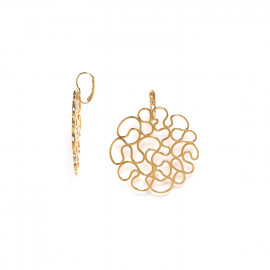 french hook gold earrings "Toscane" - Ori Tao