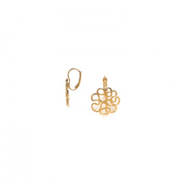 boucles d'oreilles dormeuses dorées petit modèle "Toscane" - Ori Tao