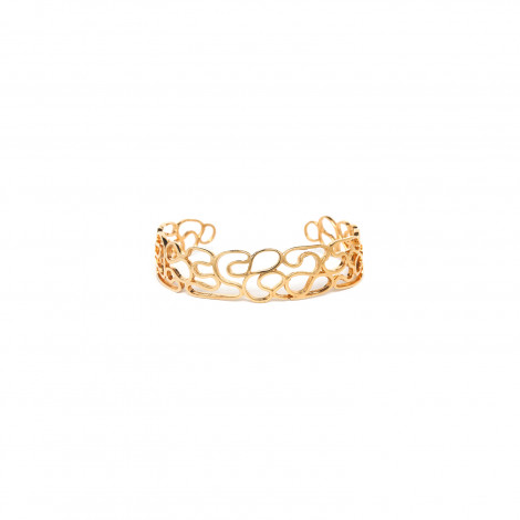 cuff gold bracelet "Toscane"