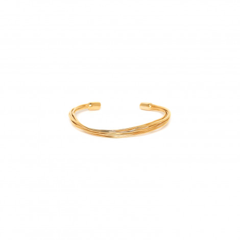 gold cuff bracelet "Typhoon"