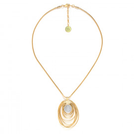 gold pendant necklace "Typhoon" - Ori Tao