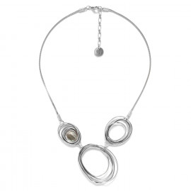3 elements silver necklace "Typhoon" - Ori Tao
