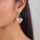 post earrings golden ring "Alegria" - Ori Tao