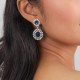 mini gypsy earrings "Azzurra" - Ori Tao