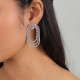 3 row earrings "Azzurra" - Ori Tao
