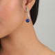 boucles d'oreilles poussoir pendant lapis lazuli "Ozaka" - Ori Tao