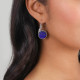 boucles d'oreilles dormeuses lapis lazuli "Ozaka" - Ori Tao