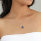collier pendentif lapis lazuli "Ozaka" - Ori Tao