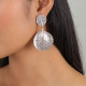 gypsy silver earrings "Petales" - Ori Tao