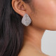 shell clip earrings "Tortuga" - Ori Tao