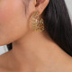creoles gold earrings "Toscane" - Ori Tao