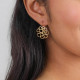 boucles d'oreilles dormeuses dorées petit modèle "Toscane" - Ori Tao