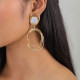gypsy gold earrings "Typhoon" - Ori Tao
