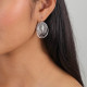 blacklip french hook silver earrings "Typhoon" - Ori Tao