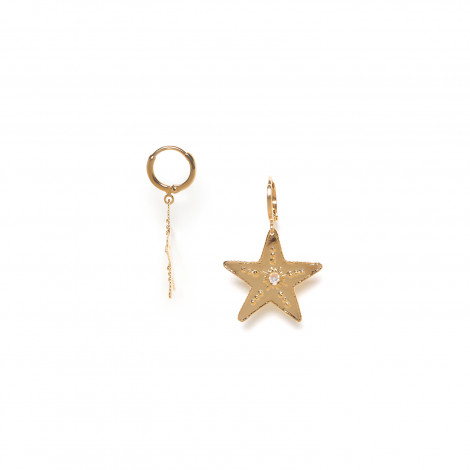 boucles d'oreilles mini créoles étoiles "Estrella"