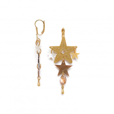 french hooks with star dangles "Estrella"