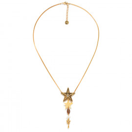 collier pendentif multi étoiles en nacre "Estrella" - Franck Herval