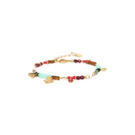 bracelet ajustable perles "Frida" - Franck Herval