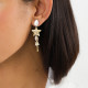 eye shape" post dangle earrings "Estrella - Franck Herval