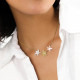 three-star short necklace "Estrella" - Franck Herval