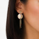 open work flower post earring "Selena" - Franck Herval