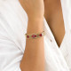 bracelet rigide tissé "Selena" - Franck Herval