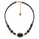 black agate short necklace "Bagheera" - Nature Bijoux