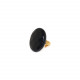 adjustable black agate ring "Bagheera" - Nature Bijoux