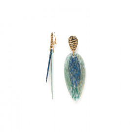 boucles d'oreilles clips grand modèle "Linapacan" - Nature Bijoux