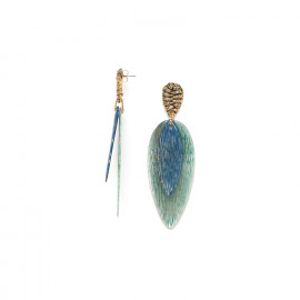 boucles d'oreilles poussoir grand modèle "Linapacan" - Nature Bijoux