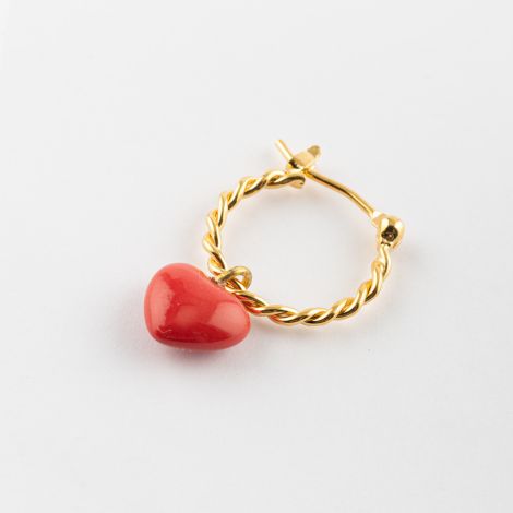 Red Heart mini earring