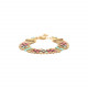 5 rows mesh chain bracelet "Noemie" - Franck Herval