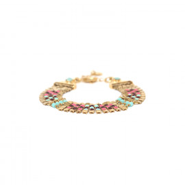 bracelet ajustable perles turquoises "Noemie" - Franck Herval