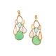 ball post earrings with dangles "Victoire" - Franck Herval
