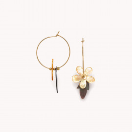creole earrings "Mon jardin" - Nature Bijoux