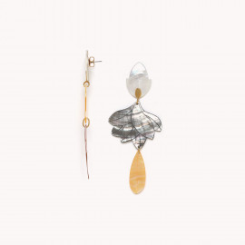 big earrings "Mon jardin" - Nature Bijoux