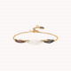 bracelet ajustable 3 éléments "Mon jardin" - Nature Bijoux